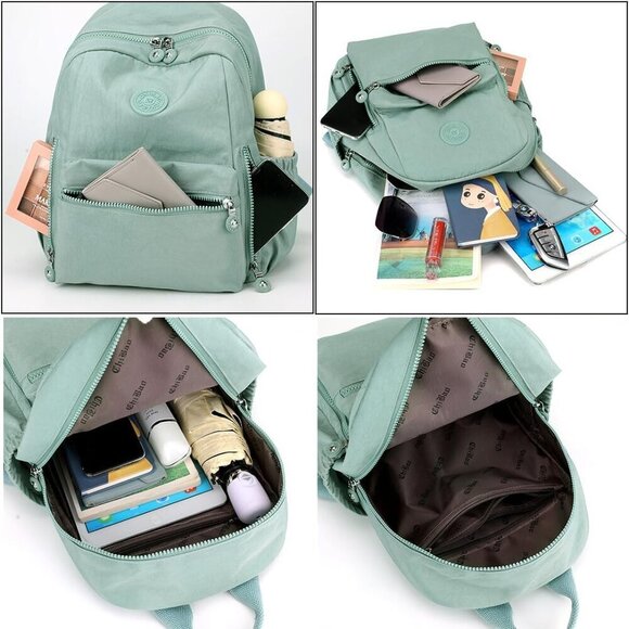 Mini Backpack Women Nylon Small Daypack Casual Travel Shopping Light main image 4